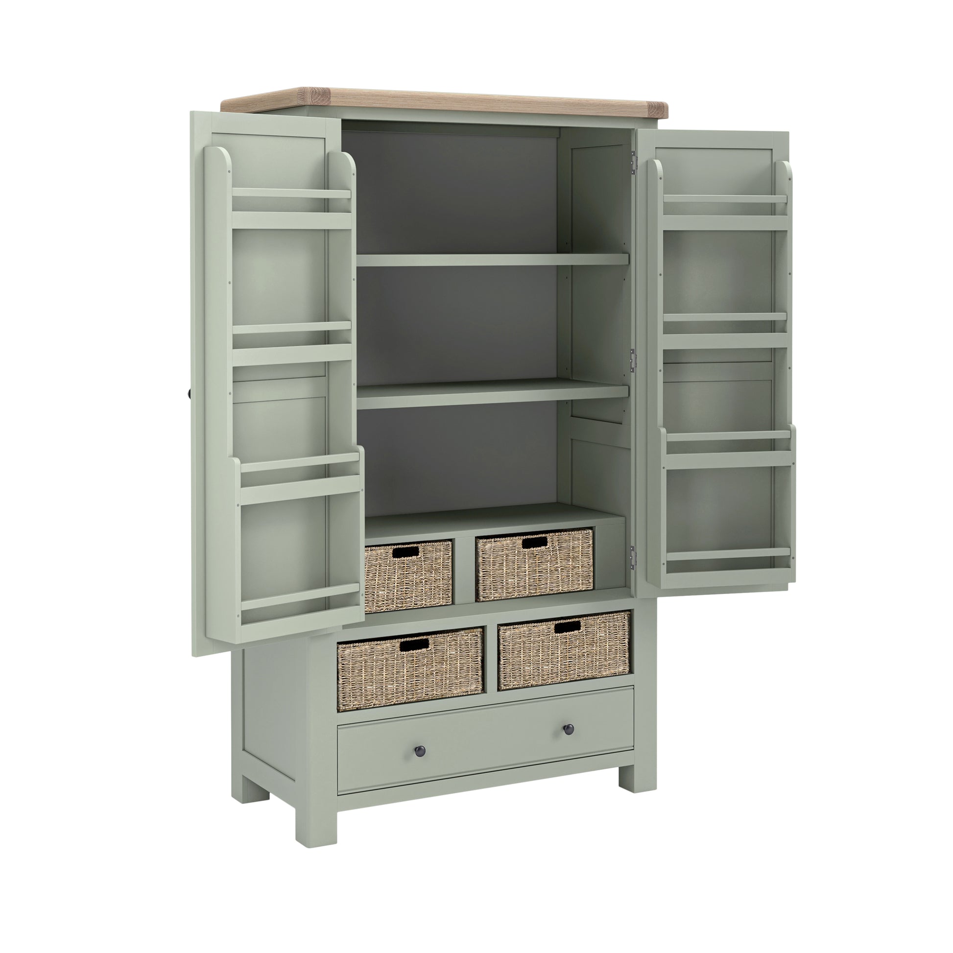 Salcombe Kitchen Larder Unit Sage