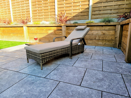 Savannah Single Sunbed Nature Brown 