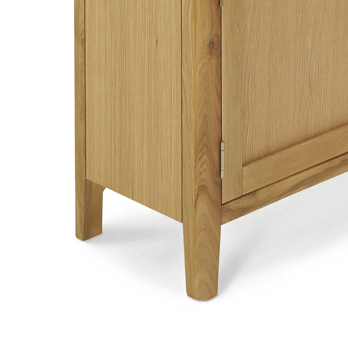 Secure Bath Oak Large Sideboard for Modern Dining and Living Room Organization