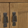 Secure Burford Oak Mini Sideboard with Top Drawer for Modern Country Interiors