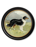 c.1881 Working Dogs - Round Frame - Blythe Living