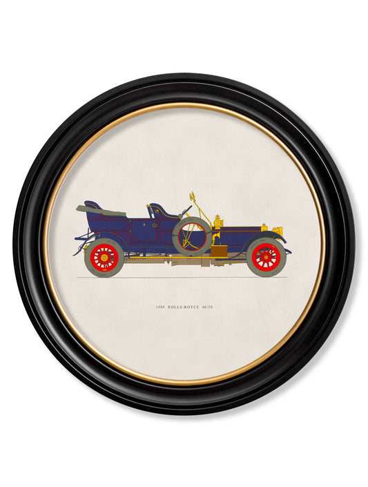 Shop 1908 Rolls-Royce 40/50 in Round Frame online UK Blythe Living
