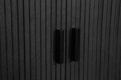 Shop AXEL 2 DOOR FLUTED SIDEBOARD BLACK with Architectural Fluted Doors