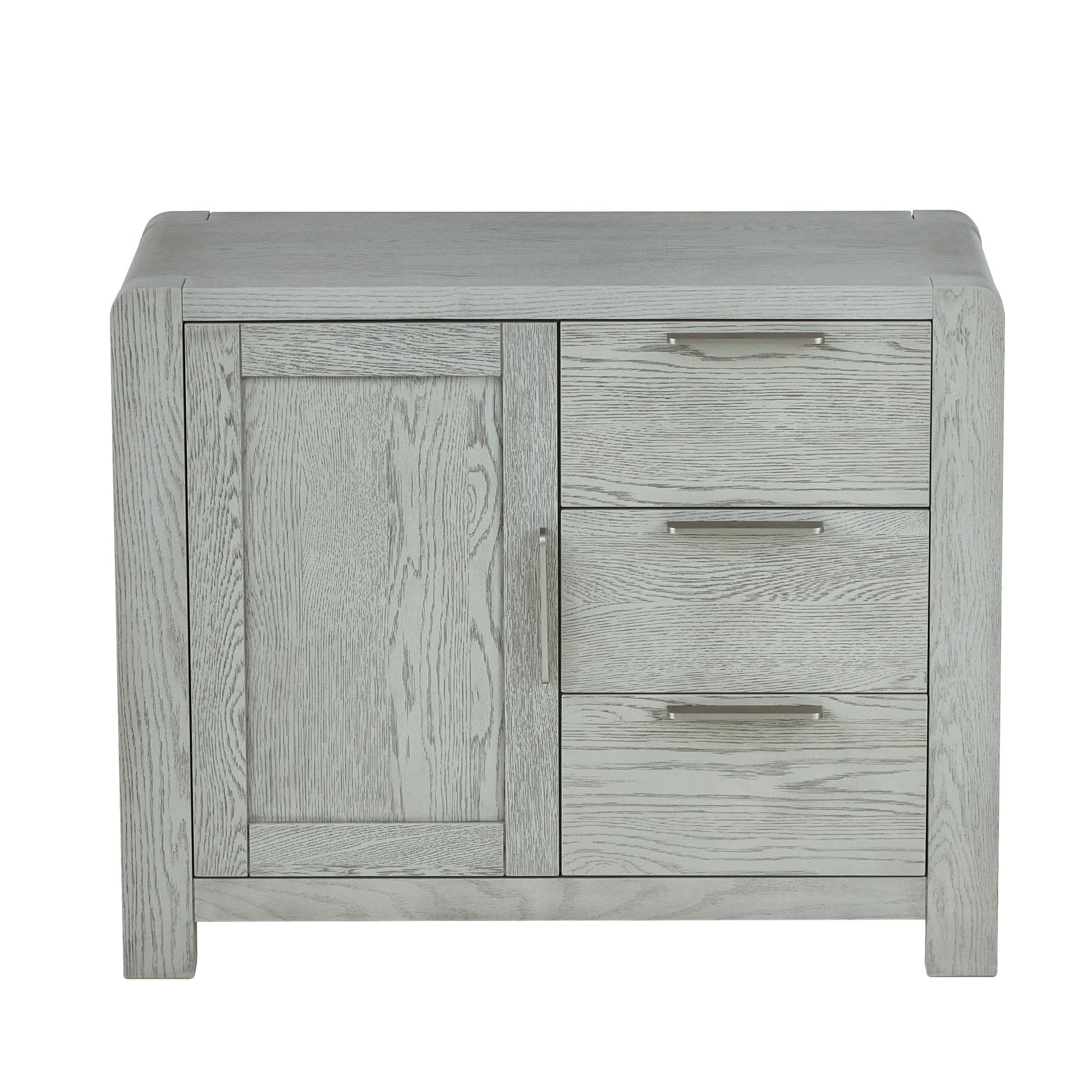 Shop Amsterdam Grey Oak 1-Door Sideboard Fully Assembled for Modern Interiors