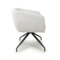 Shop Artemis Corduroy White Swivel Chair today