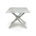 Shop Astoria white chrome dining table today
