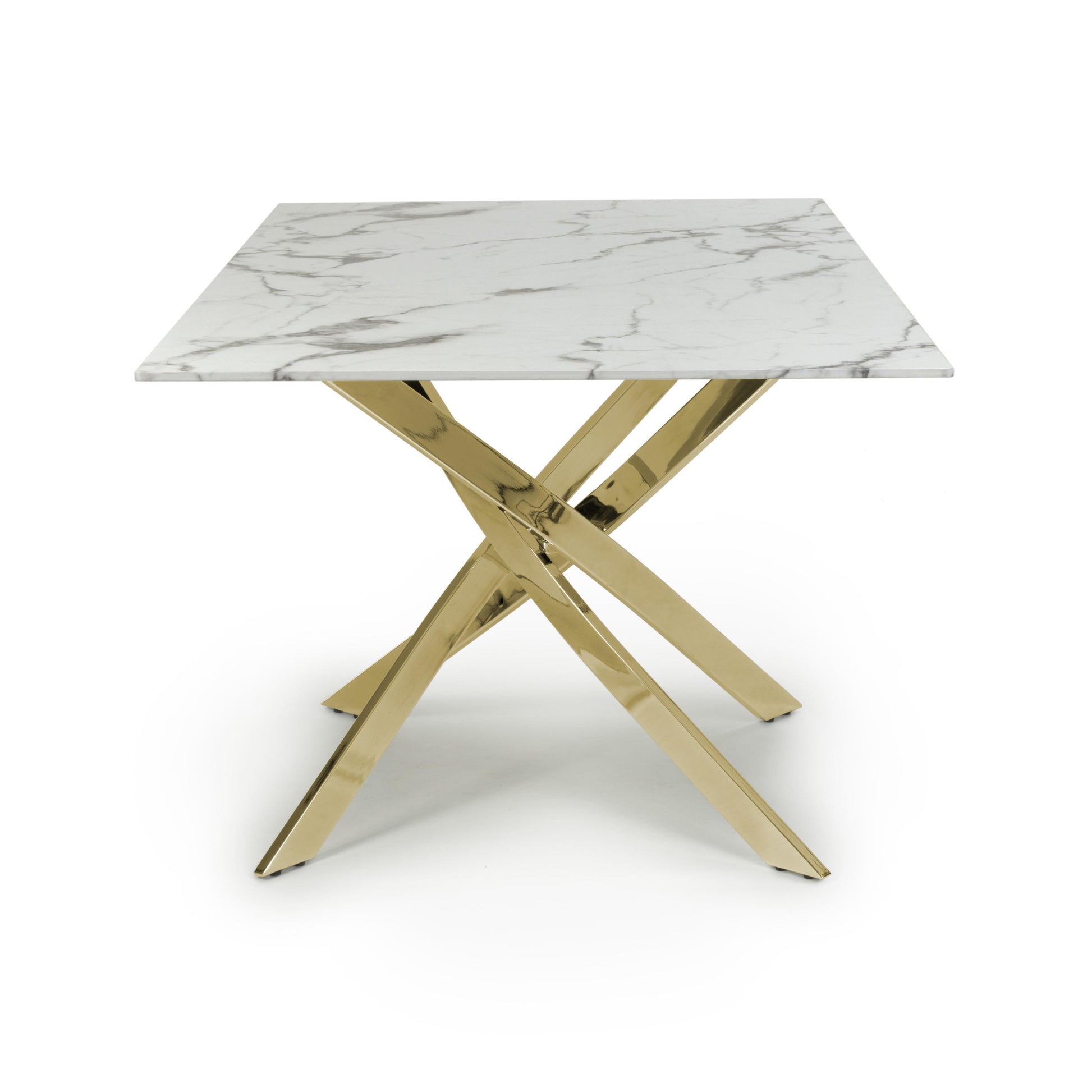 Shop Astoria white gold dining table today