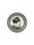 Shop Audubon Great Blue Heron archival print green round frame
