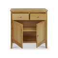 Shop Bath Oak Compact Sideboard with Natural Lacquered Top