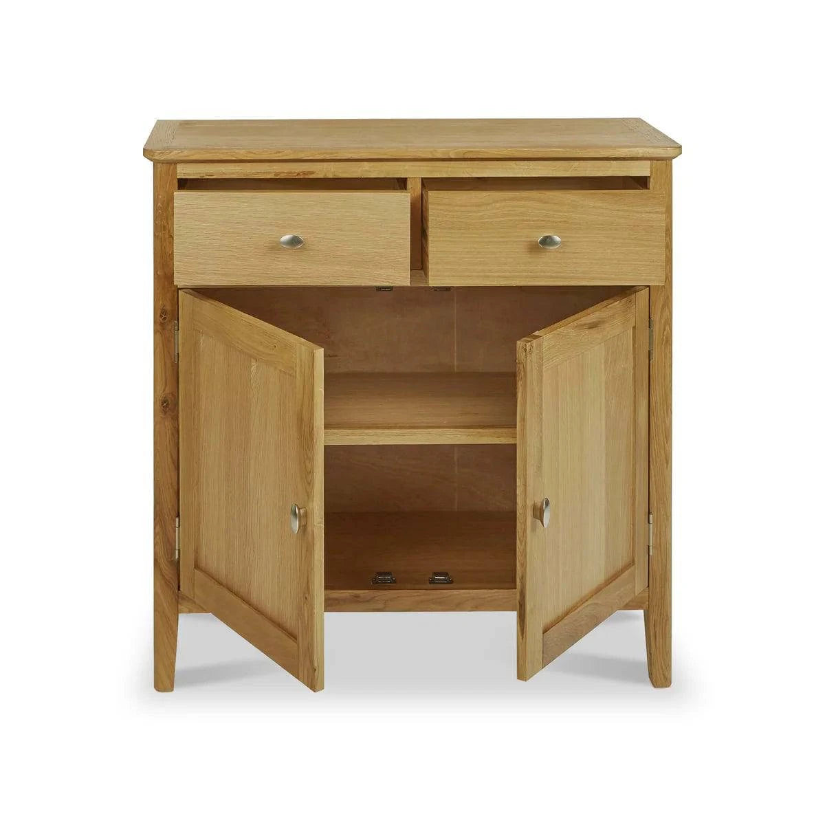 Shop Bath Oak Compact Sideboard with Natural Lacquered Top