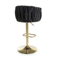 Shop Bellaire black velvet bar stool today