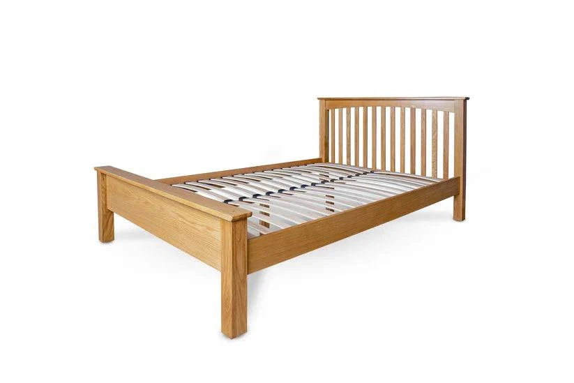 Shop Brantham Oak Bed Frame - Low Foot End - Natural Oak
