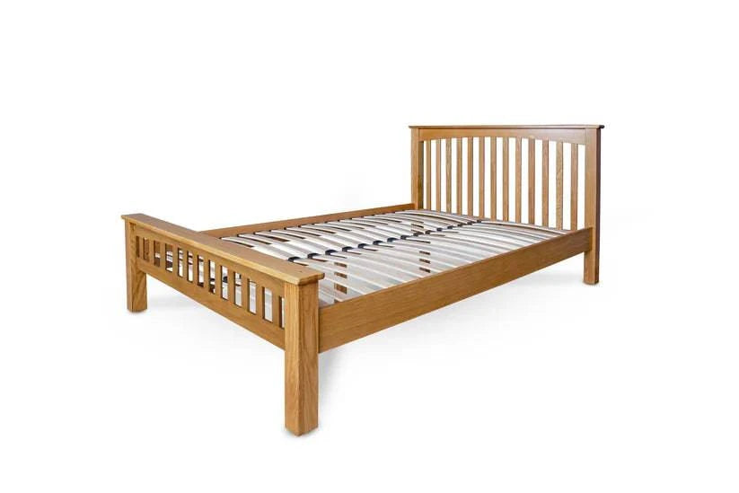 Shop Brantham Oak Bed Frame - Natural Oak