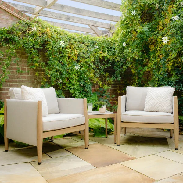 Shop Burford lounge set with square coffee table UK
