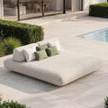 Shop Cannes Outdoor Fabric Daybed Pebble modern outdoor daybed