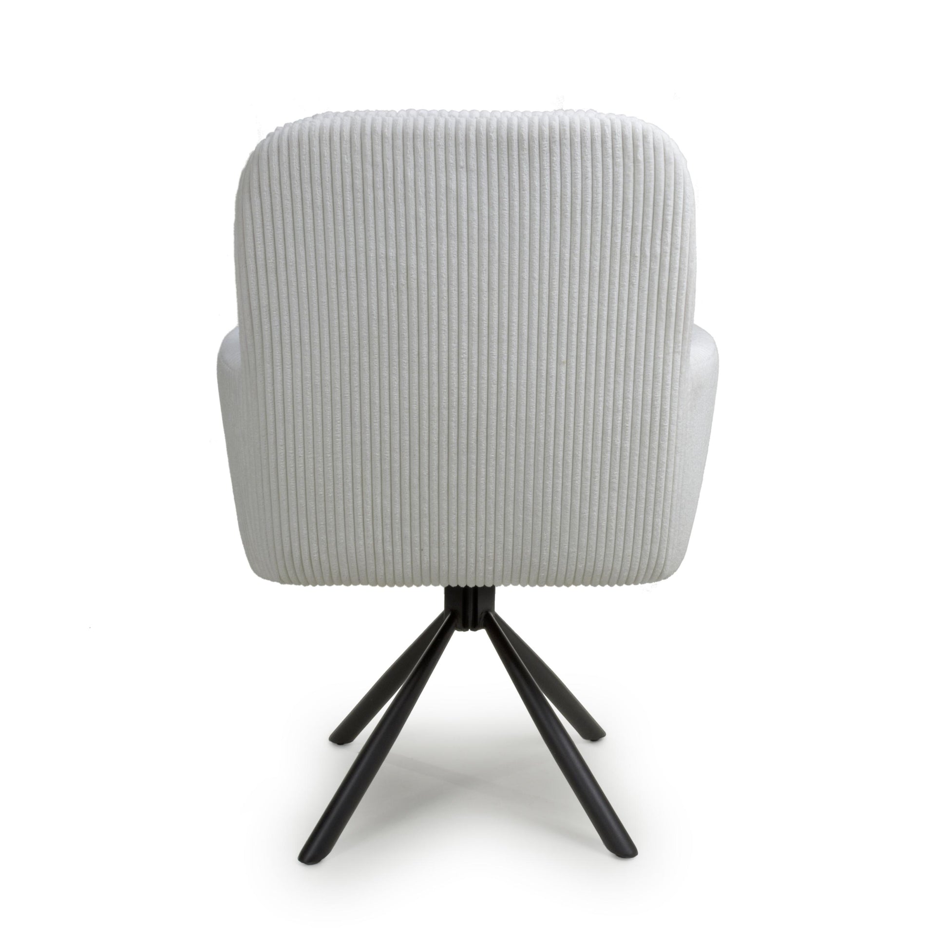 Shop Cassidy Corduroy White Swivel Chair today