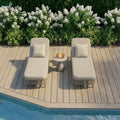 Shop Cool Linen rope weave sunlounger set free delivery
