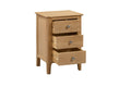 Shop Cotswold 3 Drawer Bedside Solid Oak Bedside - Blythe Living