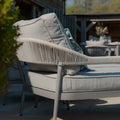 Shop Florence dawn grey rope weave sunlounger set
