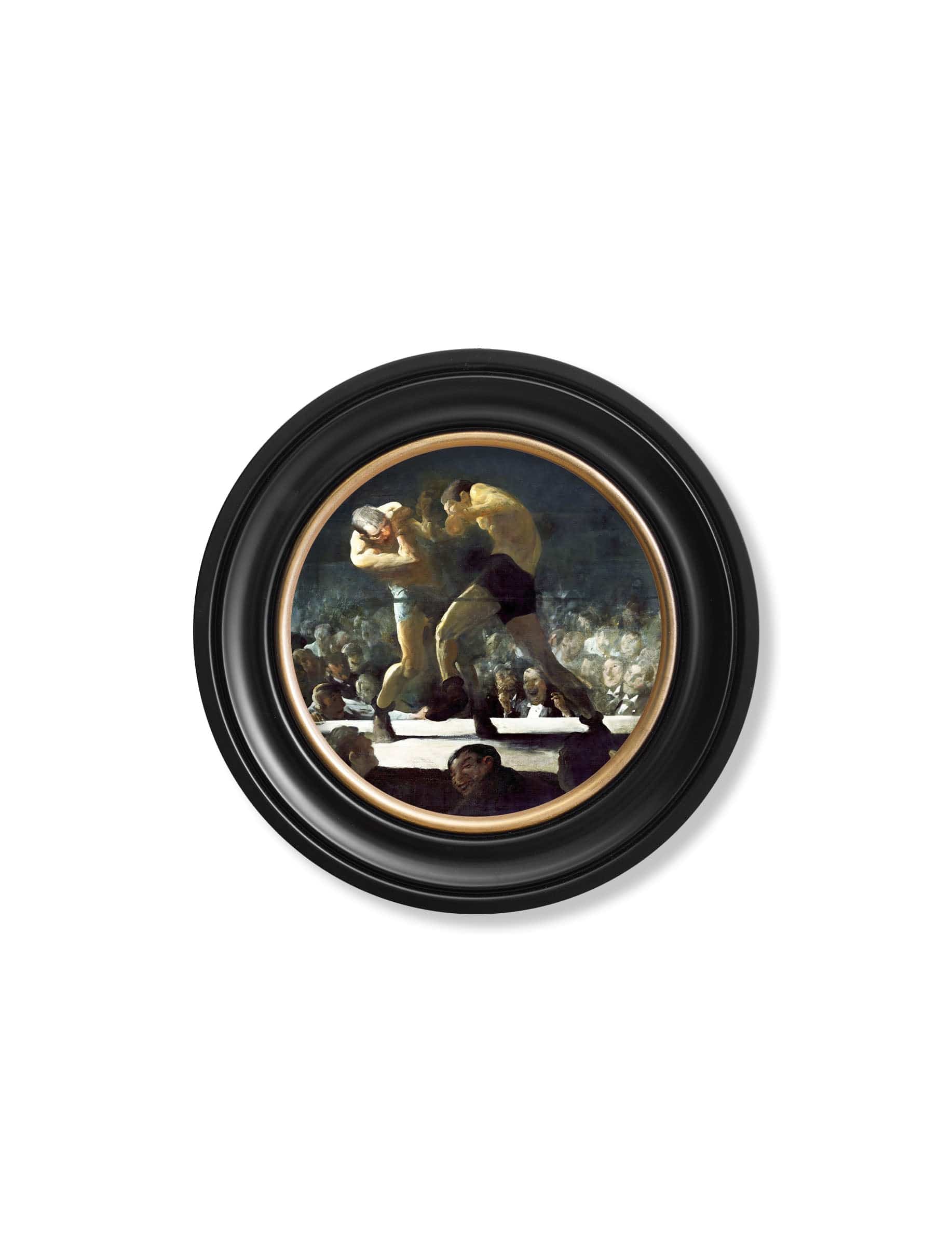 Shop George Bellows Boxers archival framed print Oxford Round frame

