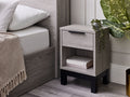 Shop Grey Oak  Bali 1 Drawer Bedside