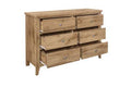 Shop Hampstead 6 Drawer Chest Oak oak effect free UK delivery
