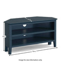 Shop Harrogate Blue Corner TV Stand