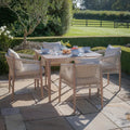 Shop Havana rope weave 4 seat square dining set online
