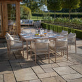 Shop Havana square dining set with rope weave chairs

