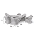 Shop Heritage dining chairs with oval dining table UK