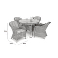 Shop Heritage round garden dining set for patios