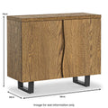Shop Jersey Light Lacquered Small Oak Sideboard for Contemporary Dining Areas