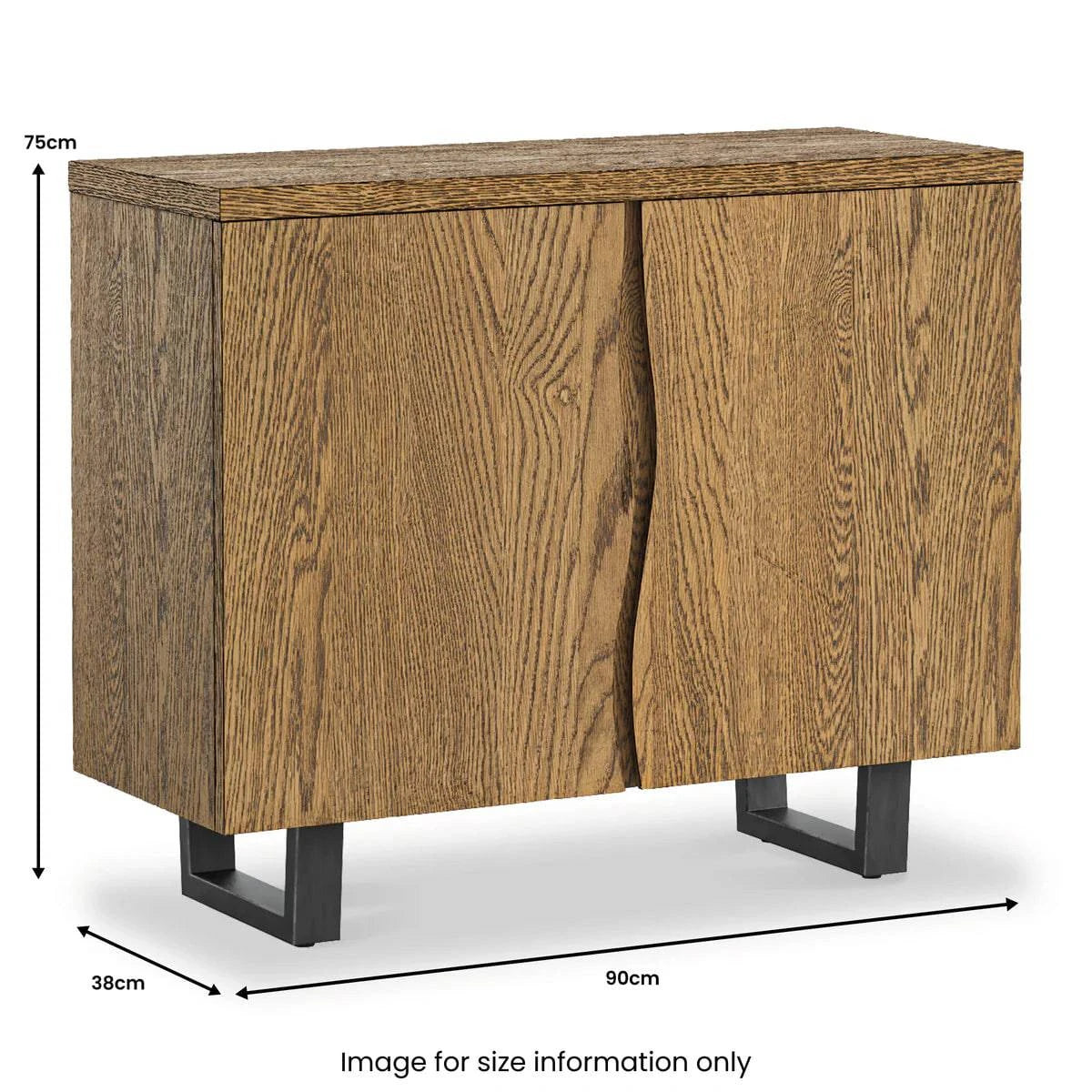 Shop Jersey Light Lacquered Small Oak Sideboard for Contemporary Dining Areas