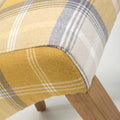 Shop Karta yellow check dining chair today