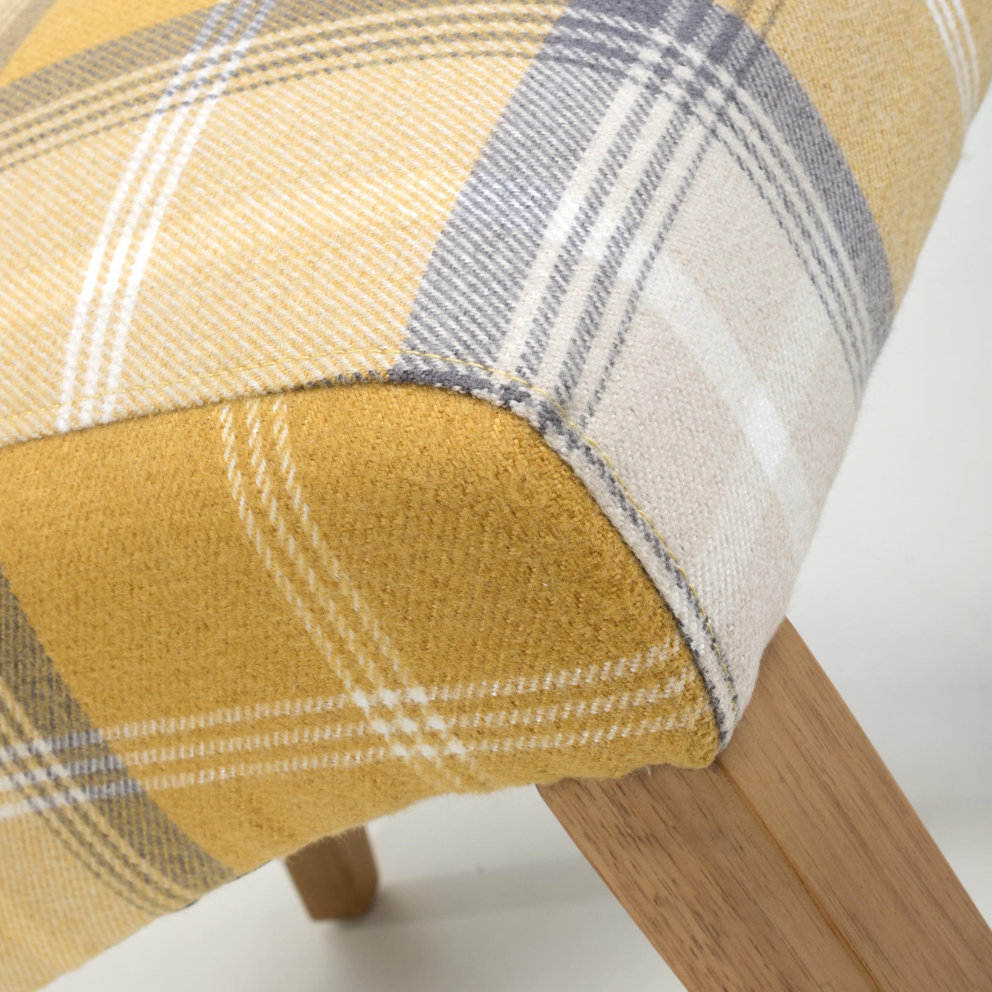 Shop Karta yellow check dining chair today