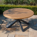 Shop Maldives rope weave dining chairs with teak table
