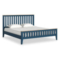 Shop Marlow Navy Slatted Bed
