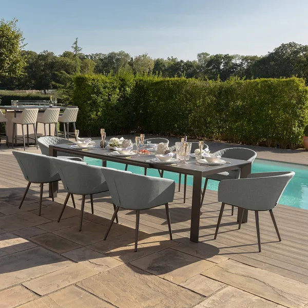 Shop Maze Ambition 6-10 Seat Extending Dining Set stylish garden furniture