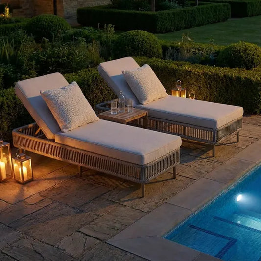 Shop Maze Havana Rope Weave Sunlounger Set online UK today
