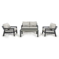 Shop Maze New York Dove Grey aluminium sofa set today
