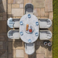 Shop Maze Oxford 6 Seat Oval Dining Set
