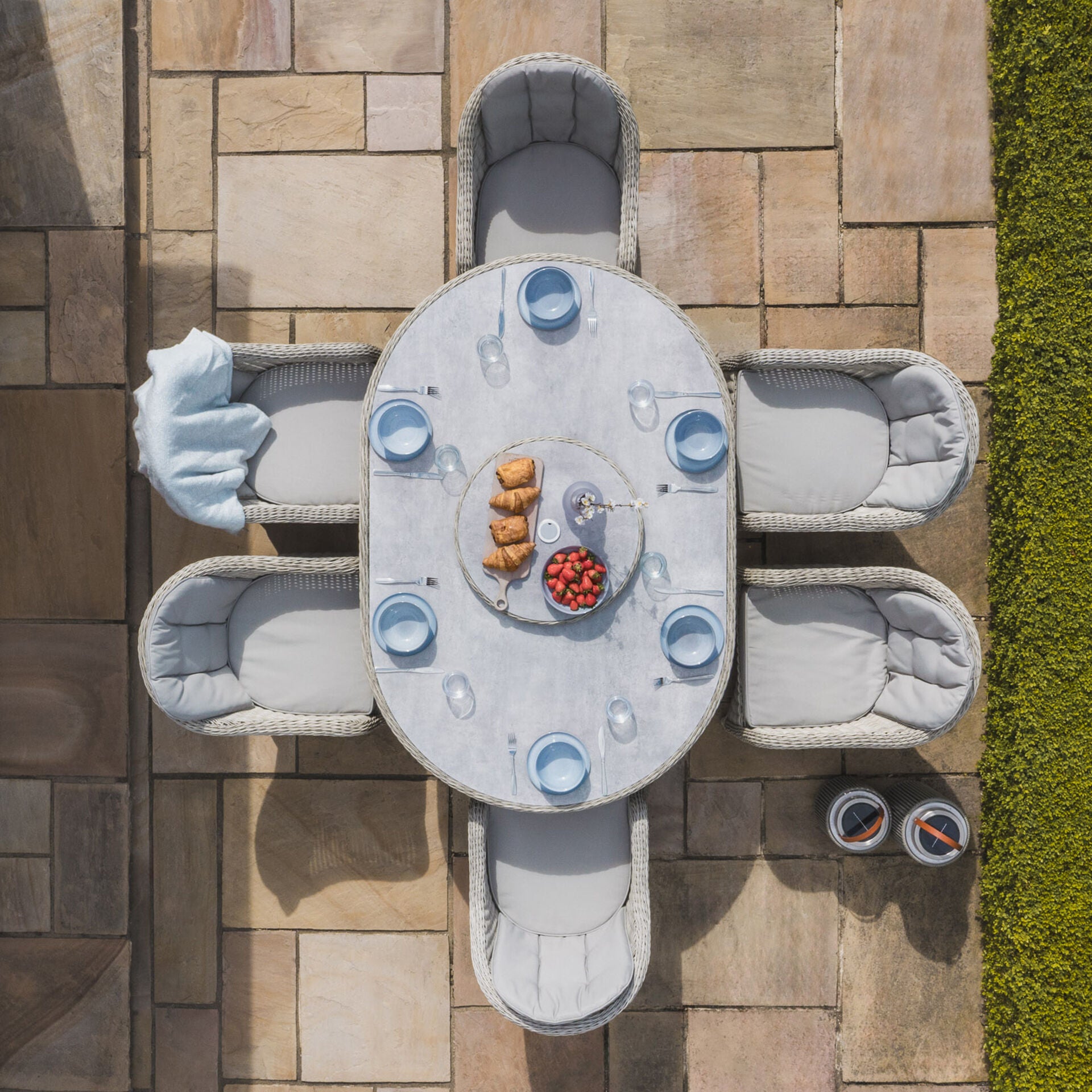 Shop Maze Oxford 6 Seat Oval Dining Set