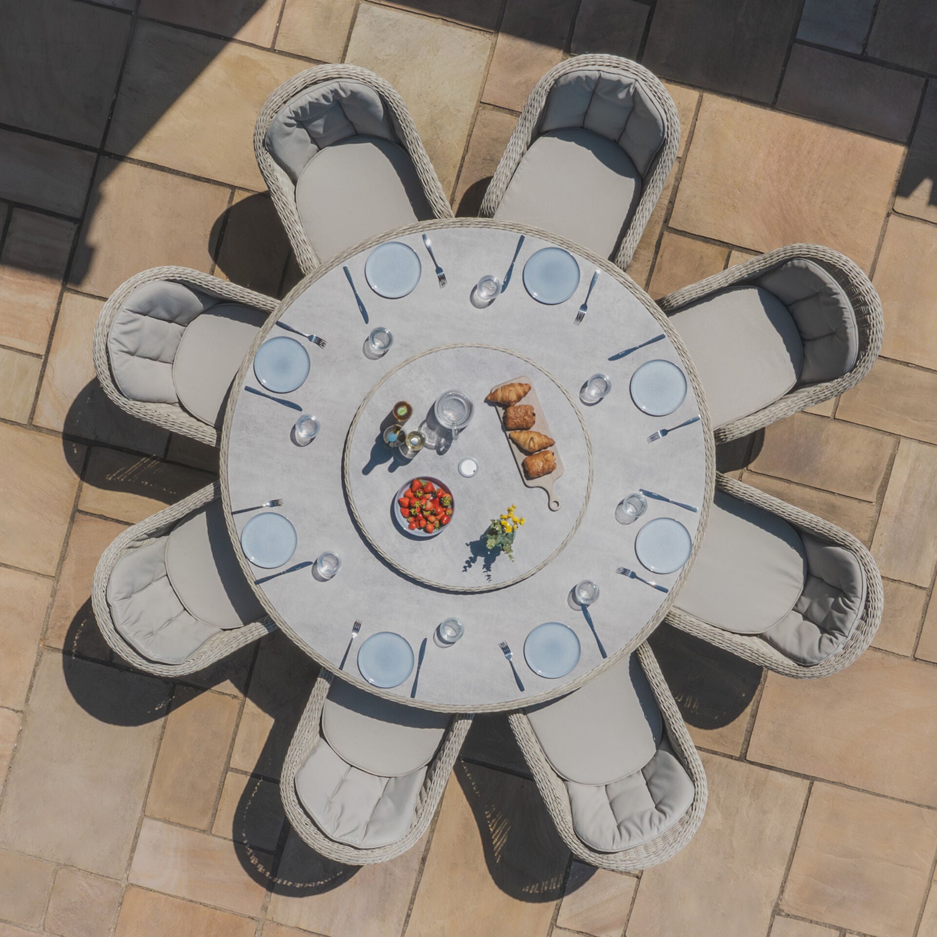 Shop Maze Oxford 8 Seat Round Dining Set