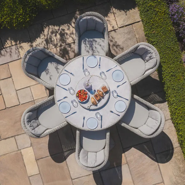  Shop Maze Oxford Dining Set with Lazy Susan