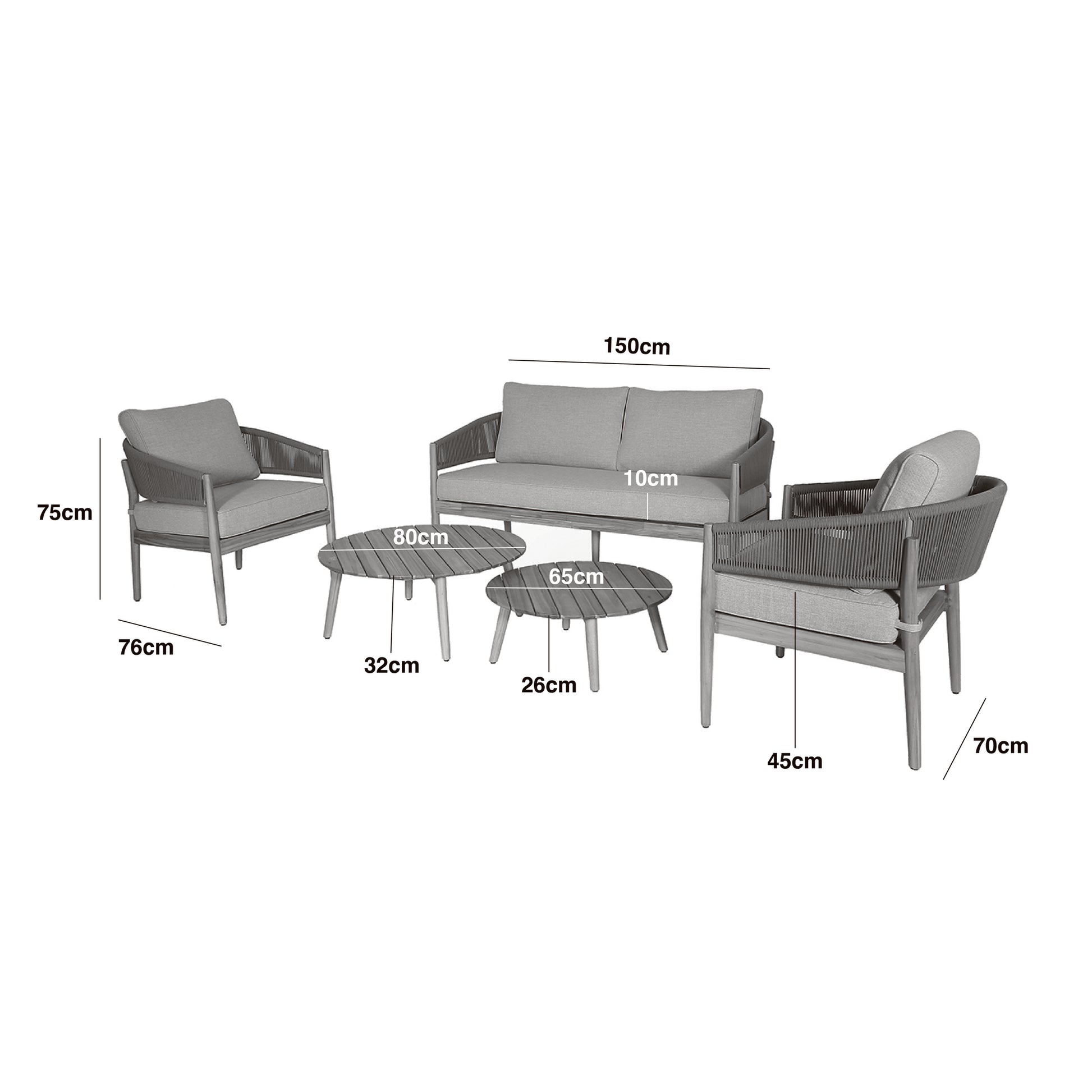 Shop Maze Porto Rope Weave Furniture