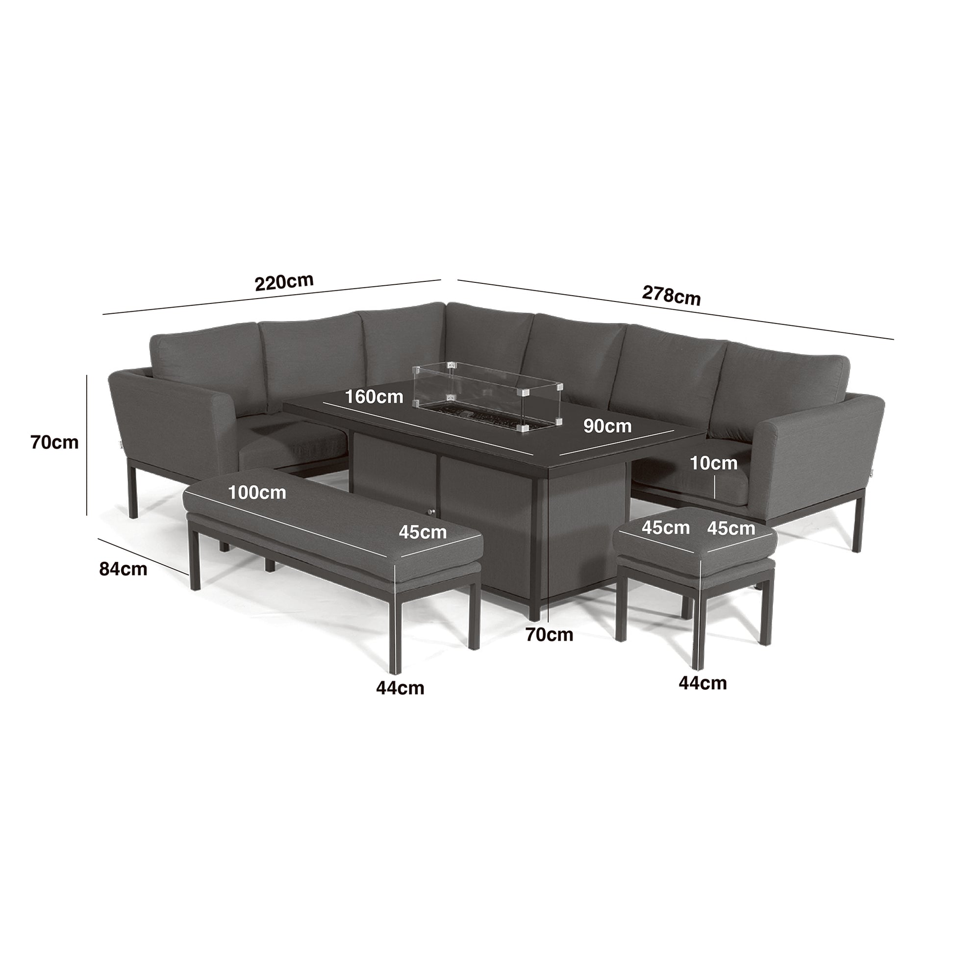 Shop Maze Pulse Corner Dining Set