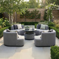 Shop Maze Snug Lifestyle Suite Zinc Grey stylish garden furniture