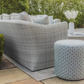 Shop Maze luxury 4 to 5 seat grey rattan corner set Blythe Living