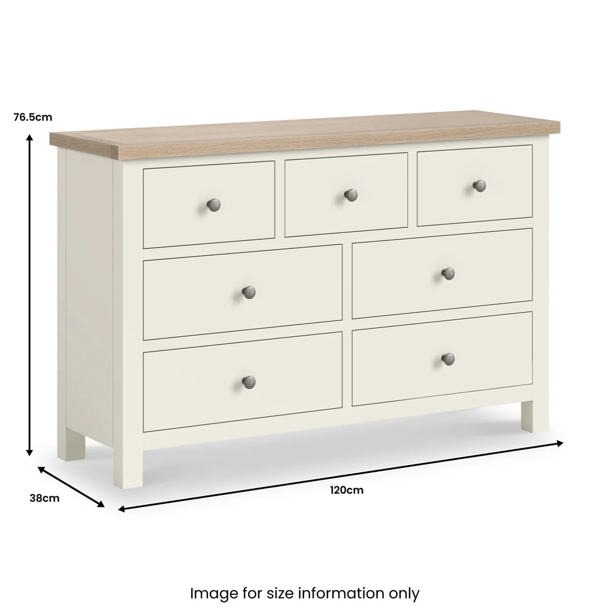 Shop Modern Country 3 over 4 Chest of Drawers Coconut White Blythe Living
