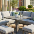 Shop Montreal corner sofa set with matching stools
